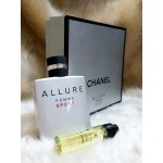 Chanel Allure Homme sport SET 100 ml edt Erkek parfüm & 1x20 ml Decant Çanta Boy Parfüm